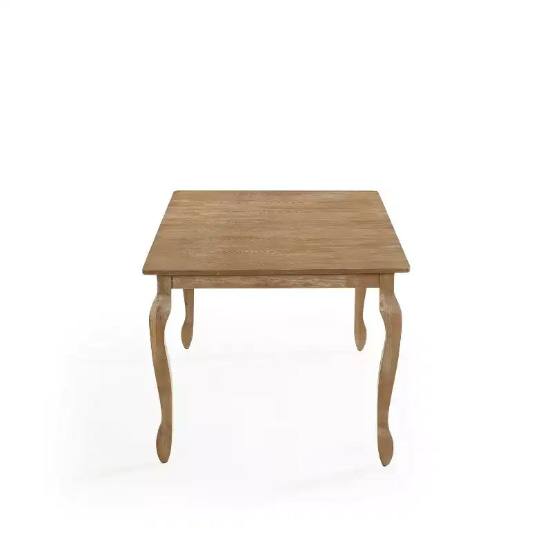 Christopher Knight Home Aubrietta Set da Pranzo 7 Pezzi con Tavolo Estensibile e Sedie Imbottite, Lino/Naturale