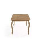 Christopher Knight Home Aubrietta Set da Pranzo 7 Pezzi con Tavolo Estensibile e Sedie Imbottite, Lino/Naturale