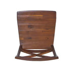 Christopher Knight Home Sedie da pranzo Bostwick Farmhouse in legno di acacia (set di 2), mogano ricco