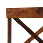 Christopher Knight Home Sedie da pranzo Bostwick Farmhouse in legno di acacia (set di 2), mogano ricco