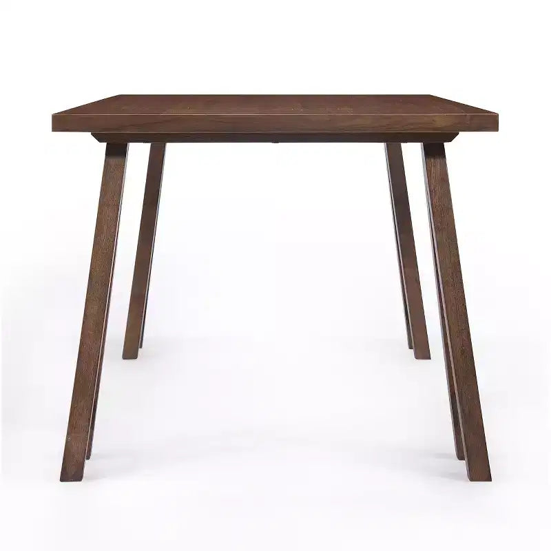 Christopher Knight Home Marseille Set da Pranzo 7 Pezzi in Legno di Acacia Stile Rustico con Sedie Mogano Scuro