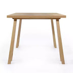 Christopher Knight Home Marseille Set da Pranzo 7 Pezzi in Legno di Acacia Stile Rustico con Sedie Mogano Scuro