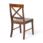 Christopher Knight Home Marseille Set da Pranzo 7 Pezzi in Legno di Acacia Stile Rustico con Sedie Mogano Scuro