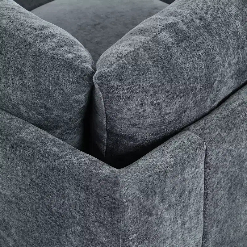Christopher Knight Home Jovie 115.5 Divano componibile modulare imbottito con vani portaoggetti nascosti, grigio