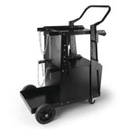 VEVOR Welding Cart, 2-Tier Heavy Duty Welder Cart with Anti-Theft Lockable Cabinet