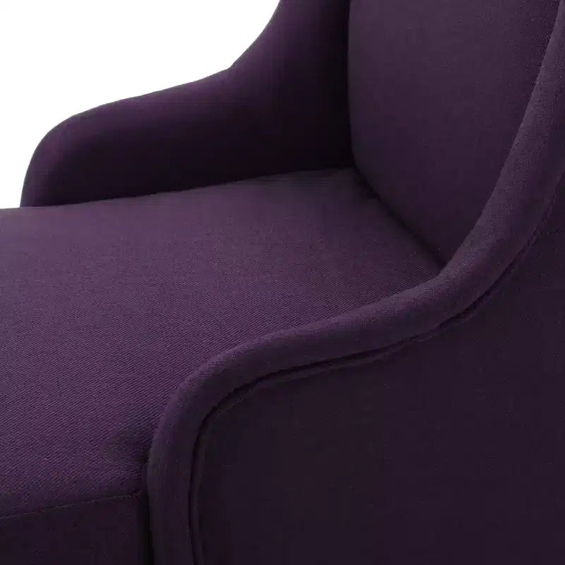 Sedia da pranzo GDFStudio Sheldon contemporanea imbottita in tessuto con schienale alto