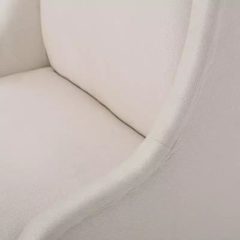 Sedia da pranzo GDFStudio Sheldon contemporanea imbottita in tessuto con schienale alto