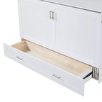 Letto a scomparsa matrimoniale Whisen Clever Design, ripiegabile in un armadio con cassetto e porte USB