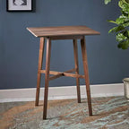 Tavolo da bar quadrato Hildred di GDFStudio, moderno, in laminato e legno di gomma, 42"