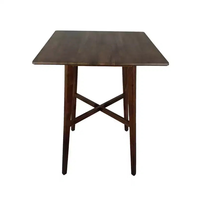 Tavolo da bar quadrato Hildred di GDFStudio, moderno, in laminato e legno di gomma, 42"