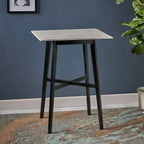 Tavolo da bar quadrato Hildred di GDFStudio, moderno, in laminato e legno di gomma, 42"