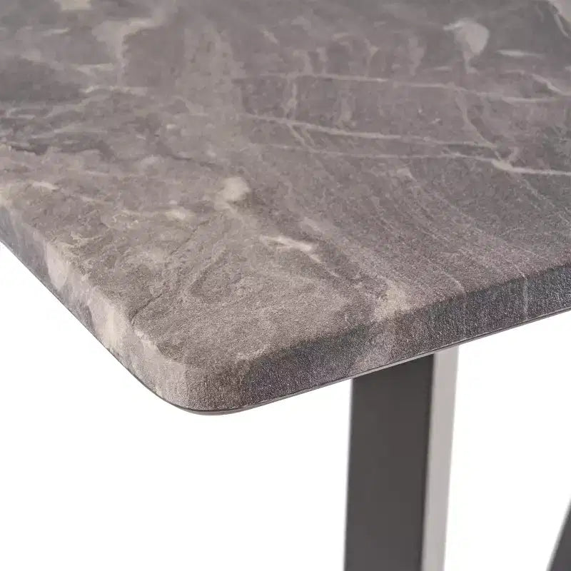 Tavolo da bar quadrato Hildred di GDFStudio, moderno, in laminato e legno di gomma, 42"