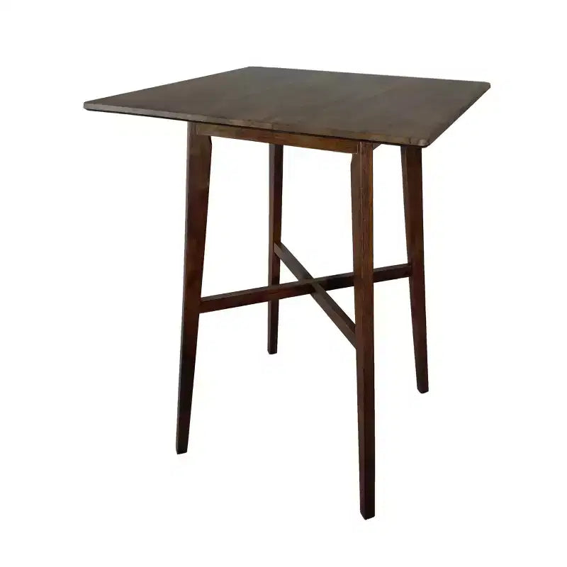 Tavolo da bar quadrato Hildred di GDFStudio, moderno, in laminato e legno di gomma, 42"