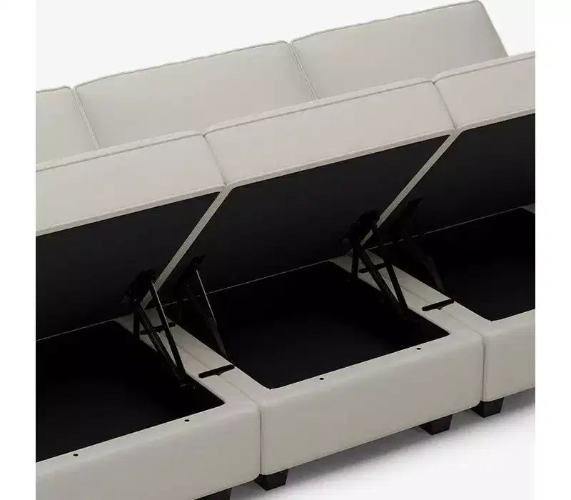 Belffin Pouf Modulare in Velluto