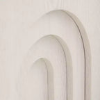 GDFStudio Coral Tavolino con Design ad Arco Moderno in Legno 17.71 H
