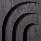 GDFStudio Coral Tavolino con Design ad Arco Moderno in Legno 17.71 H