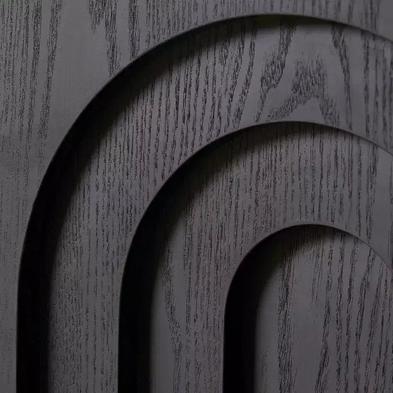 GDFStudio Coral Tavolino con Design ad Arco Moderno in Legno 17.71 H