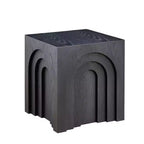 GDFStudio Coral Tavolino con Design ad Arco Moderno in Legno 17.71 H