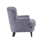Christopher Knight Home Gerald Set Sedia e Pouf Club Contemporanei Rivestiti in Bouclé