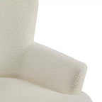 Christopher Knight Home Gerald Set Sedia e Pouf Club Contemporanei Rivestiti in Bouclé