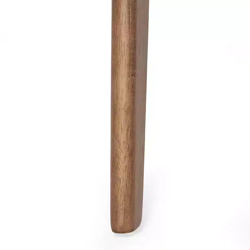 GDFStudio Willis Sedie da pranzo rivestite in legno di gomma (Set di 4)