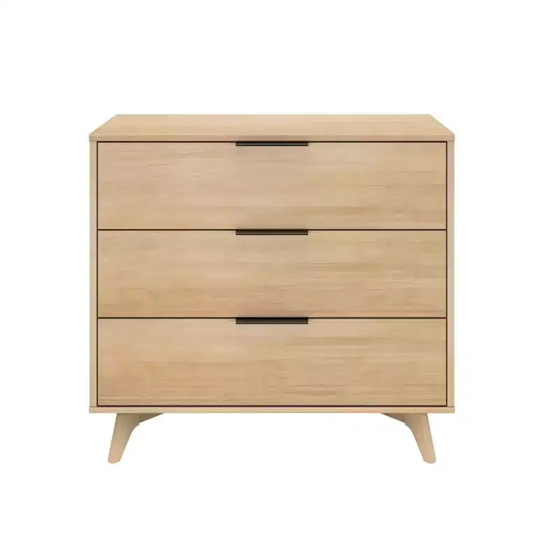 Cassettiera a 3 cassetti Plank+Beam con maniglia in ottone