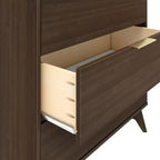 Cassettiera a 3 cassetti Plank+Beam con maniglia in ottone