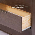 Cassettiera a 3 cassetti Plank+Beam con maniglia in ottone