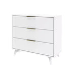Cassettiera a 3 cassetti Plank+Beam con maniglia in ottone
