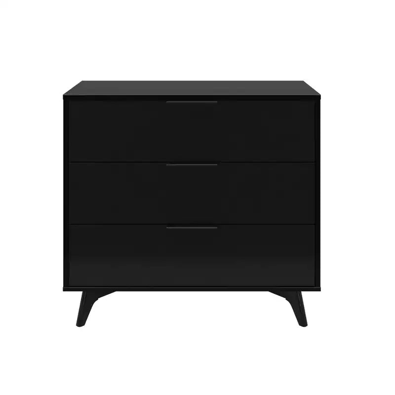Cassettiera a 3 cassetti Plank+Beam con maniglia in ottone