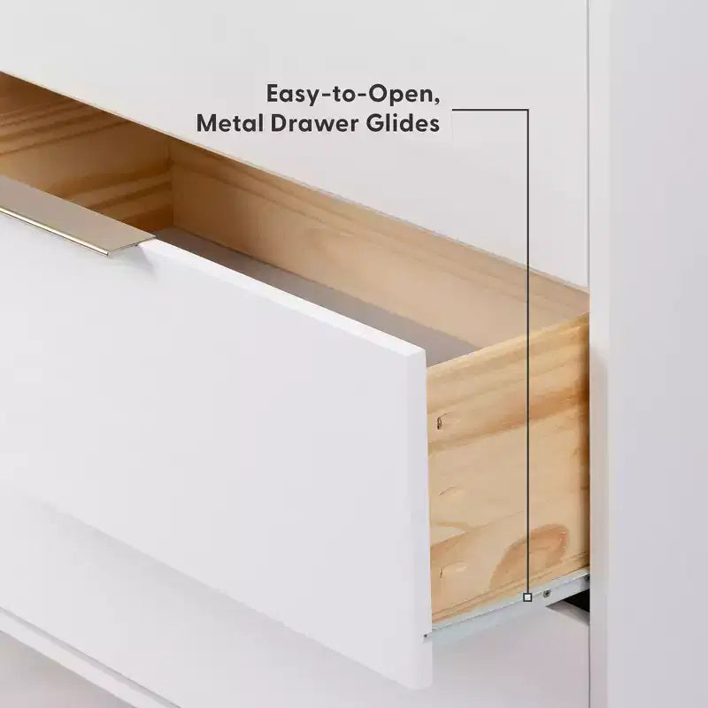 Cassettiera a 3 cassetti Plank+Beam con maniglia in ottone