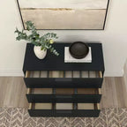 Cassettiera a 3 cassetti Plank+Beam con maniglia in ottone