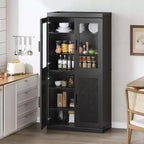 PexFix Armadio / Credenza da Cucina in Legno con Ripiani Regolabili