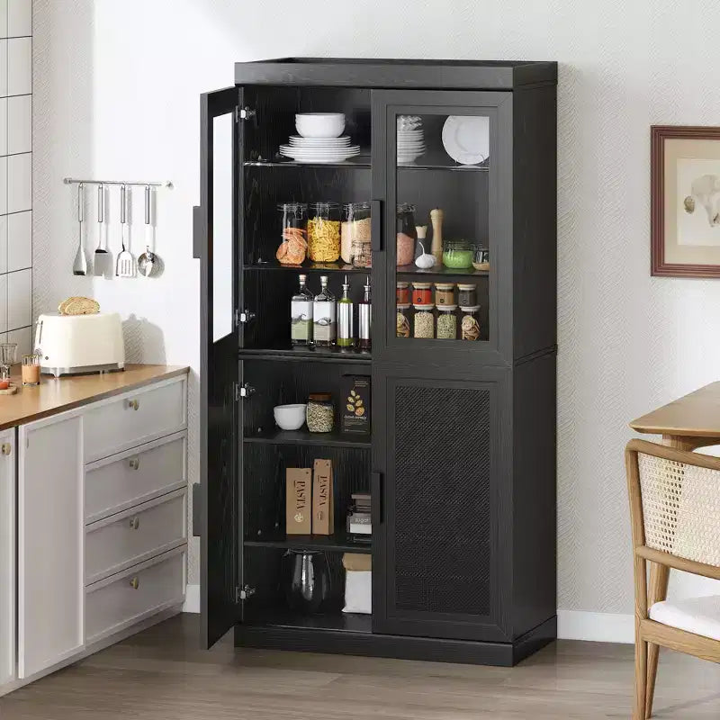 PexFix Armadio / Credenza da Cucina in Legno con Ripiani Regolabili