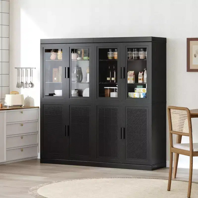 PexFix Armadio / Credenza da Cucina in Legno con Ripiani Regolabili