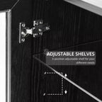 PexFix Armadio / Credenza da Cucina in Legno con Ripiani Regolabili