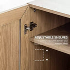 PexFix Armadio / Credenza da Cucina in Legno con Ripiani Regolabili