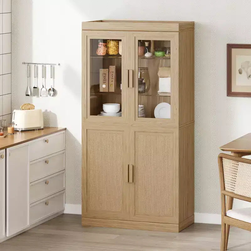 PexFix Armadio / Credenza da Cucina in Legno con Ripiani Regolabili
