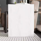 Comodino Famapy con due cassetti, finitura legno, mobile contenitore verticale, tavolino da notte