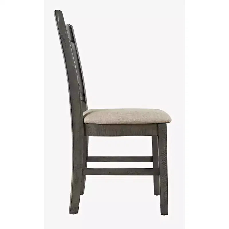 Jofran, Sedia da scrivania imbottita in stile costiero Rustic Shores