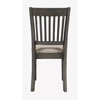 Jofran, Sedia da scrivania imbottita in stile costiero Rustic Shores
