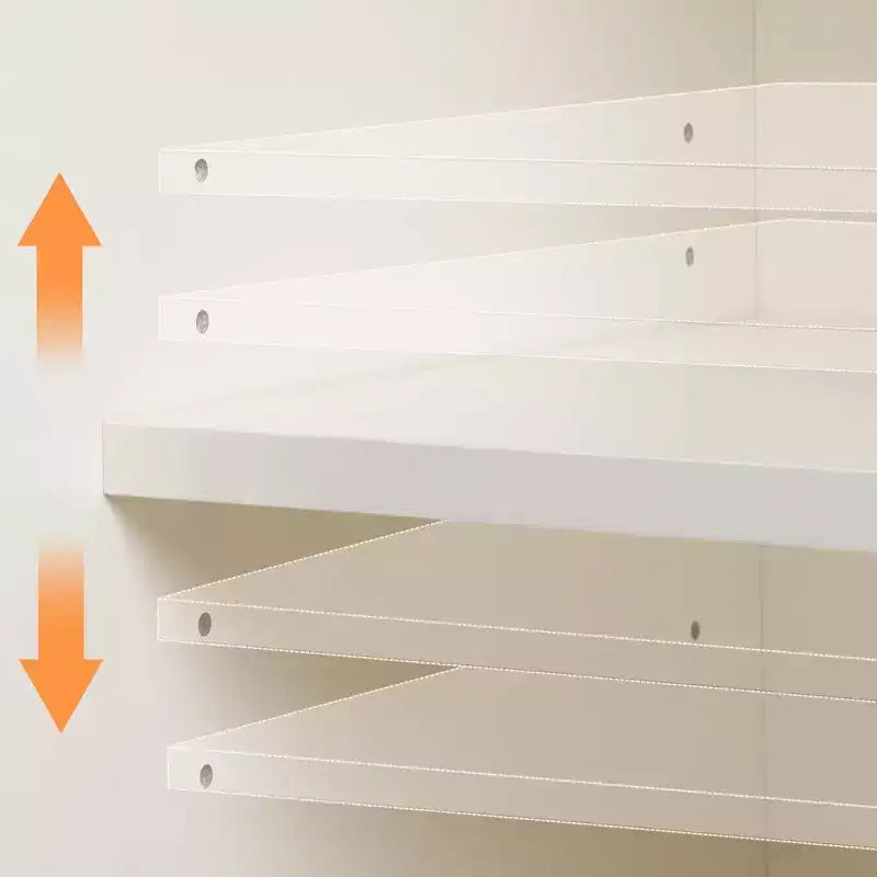 Heynemo Toeletta, mobile angolare estendibile con 3 cassetti e 2 ante, moderna toeletta per camera da letto