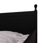 ChaletPosh Letto a Scomparsa in Legno di Dimensioni Singole con Materasso Estraibile