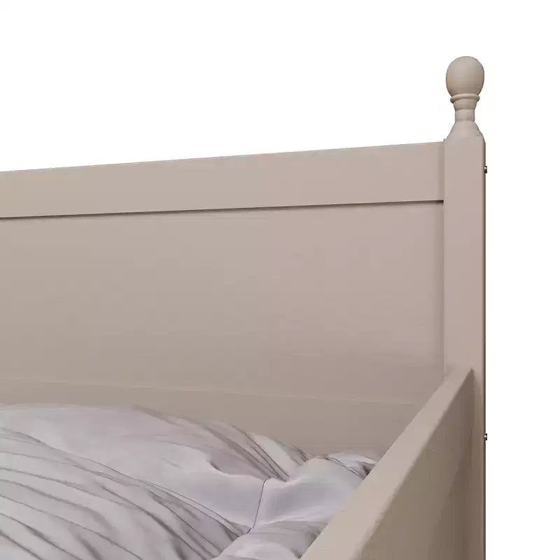 ChaletPosh Letto a Scomparsa in Legno di Dimensioni Singole con Materasso Estraibile