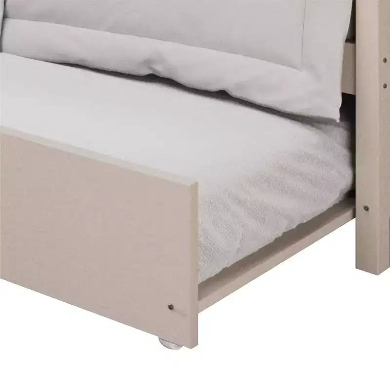 ChaletPosh Letto a Scomparsa in Legno di Dimensioni Singole con Materasso Estraibile