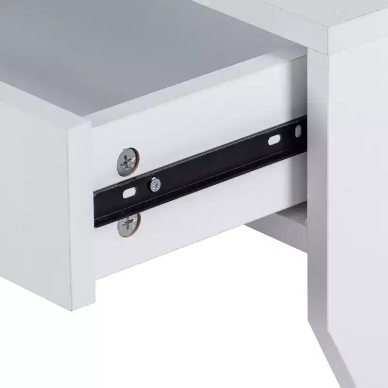 VECELO Toeletta con specchio illuminato a LED e presa di corrente, Tavolo da trucco con 4 cassetti e sgabello contenitore, 3 modalità di illuminazione regolabili per camera da letto