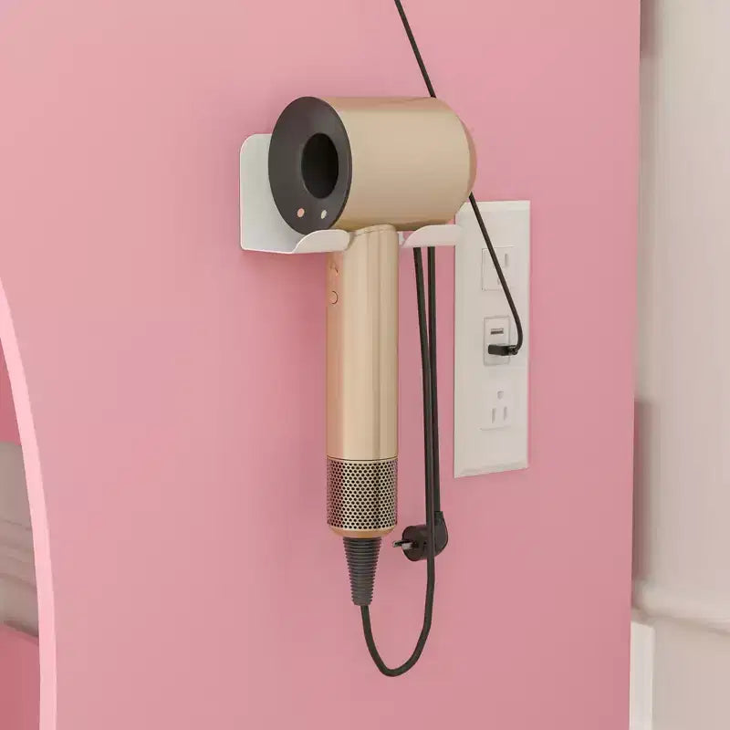 VECELO Toeletta con specchio illuminato a LED e presa di corrente, Tavolo da trucco con 4 cassetti e sgabello contenitore, 3 modalità di illuminazione regolabili per camera da letto