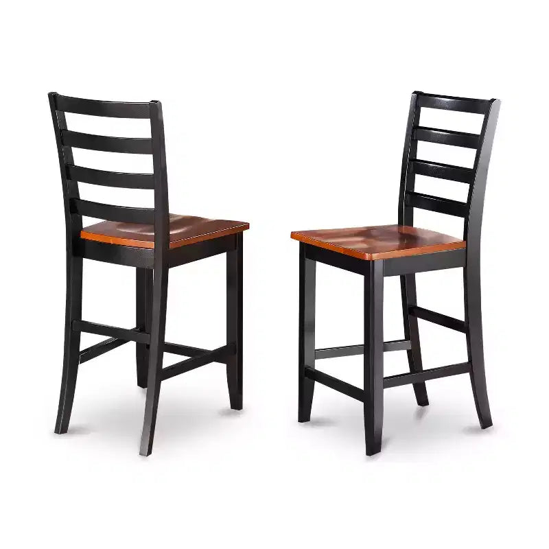 HomeStock Set da Pranzo Altezza Bancone, Tavolo da Pub con 4/6 Sedie, Set Cucina 54x54 Pollici