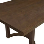 Christopher Knight Home Carissa 95 Tavolo da Pranzo Rettangolare Moderno a 8 Posti in Legno di Gomma