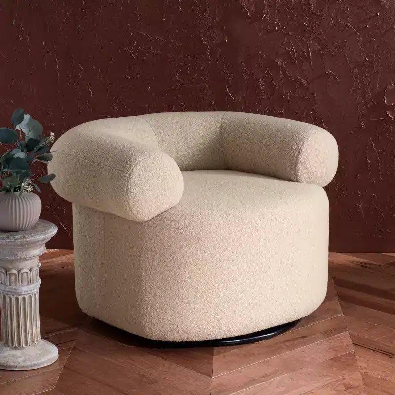 Poltrona di design Sadie Swivel - SFV5045 - Safavieh Couture